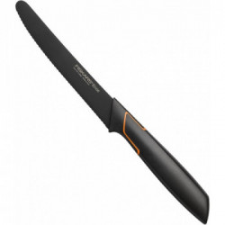 Fiskars 1003092 - Coltello da Tavola da 13 cm, Acciaio Inossidabile, Nero