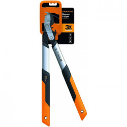 Fiskars 1020186 Troncarami Con Lame Bypass Per Legno Verde, Sistema A Ingranaggi Powergear X, Misura S, Diametro Di Taglio: 3,8