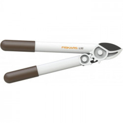 Fiskars 1026930 Troncarami A Incudine L32 Per Legno Secco E Rami Duri Fino A Ø 3,5 Cm, Lunghezza: 38,7 Cm, Peso: 380 G,