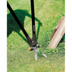 Fiskars 1001565 PowerLever - Cesoia per Erba a Siepi GS53