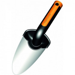 Fiskars 1000726 Trapiantatore, Lunghezza: 28 Cm, Lama In Acciaio Inossidabile, Nero/Arancione, Premium
