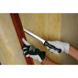 Fiskars 1001626 Coltello Per Materiali Isolanti, Lunghezza Totale: 42 Cm, Acciaio Inossidabile, Nero, K20