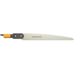 Fiskars 1000692 Seghetto Dritto, Testa Di Attrezzo, Lunghezza: 52 Cm, Acciaio Temprato, Nero/Arancione, Quikfit