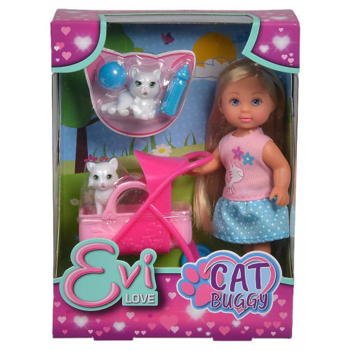 Evi Love con Portacuccioli e due gattini