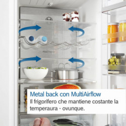 Bosch KGN49AICT - Frigorifero Combinato da Libera Installazione, Serie 6, NoFrost, 400 Litri, WiFi, Classe C, 203 x 70 cm 