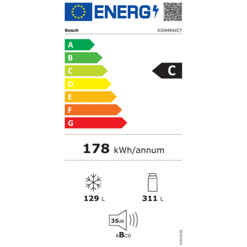 Bosch KGN49AICT - Frigorifero Combinato da...