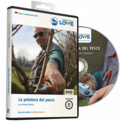 Löwe 81041 - Kit DVD e forbice per la potatura del pesco