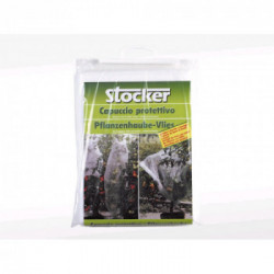 Stocker 4506 - Tessuto tubolare bianco 0,8x9m - 19gr/m²