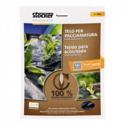 Stocker 4861 Telo per pacciamatura biodegradabile 0,80 x 10 m
