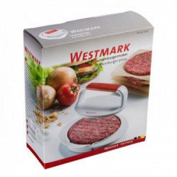 Westmark 62332260 pressa per hamburger Rosso, Bianco Plastica