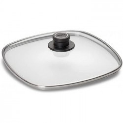 Woll 011049 - Coperchio in Vetro Quadrato, 28x28 CM