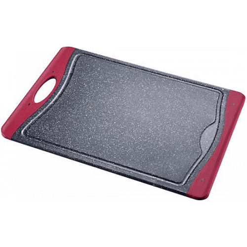 Tagliere nero bordo rosso 30x21 cm