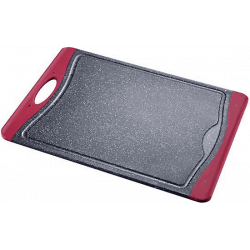Tagliere nero bordo rosso 30x21 cm