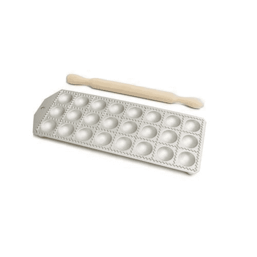 CALDER RAVIOLATORE ALLU 24PZ ROTONDI+MATTARELLO...