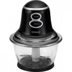 Bomann MZ 460 CB, Mini-tritatutto / Tritaghiaccio 2 in 1, con recipiente in vetro ( 1 litro)
