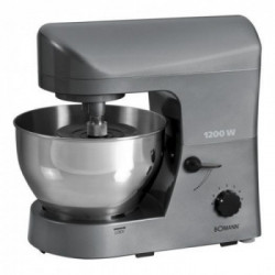 Bomann Impastatrice - KM370CB, Titanio, 1200 Watt