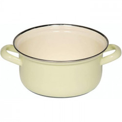 RIESS CASSERUOLA GIALLOVERDE BORDO CROMATO 16CM