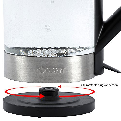 BOMANN BOLLIACQUA VETRO WK5032G 1,5L 2200W BOMANN