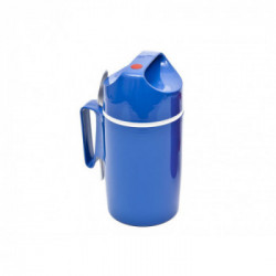 Rotpunkt 060408 - Portavivande, Interno Protettivo, Cucchiaio in Plastica, Blu Royal, 0,85 L