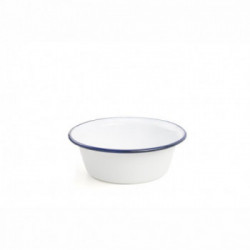 RODYTIME BACINELLA SMALTO BIANCO/BLU 16CM