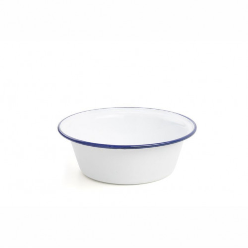 RODYTIME BACINELLA SMALTO BIANCO/BLU 24CM