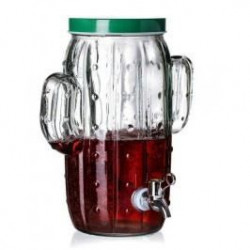 RITZENHOFF & B RITZENHOFF DISPENSER BIBITE+COP+RUBINETTO 'KAKTUS' VETRO 5L RITZENHOFF