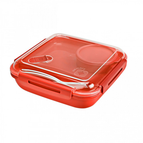 CONTENITORE MERENDA MICROONDE CON POSATE