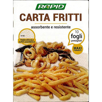 CARTA FRITTI 10 FOGLI 30X40...