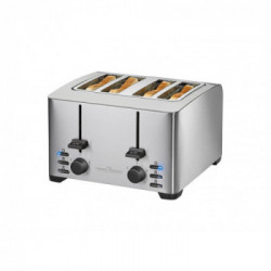 Profi-Cook 028074 - Tostapane Inox, 4 Toast