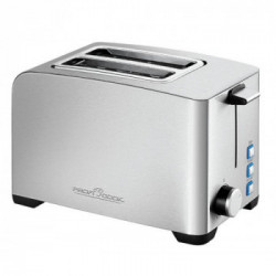 ProfiCook, Tostapane 2 fette Nero, Acciaio inossidabile 850 W
