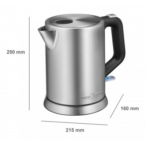 PROFI-COOK BOLLIACQUA 'WKS1106'INOX 1,0L 2200W...