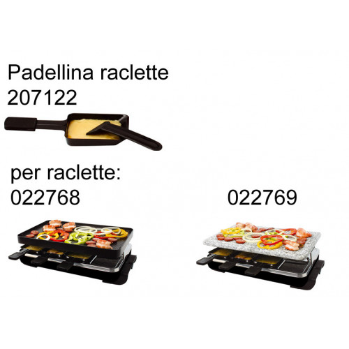 Eva 207122 - Padelline Raclette, 022768/69