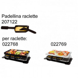 Eva 207122 - Padelline Raclette, 022768/69
