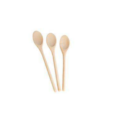 Eva 040369 - Cucchiai in Legno Ovale, 3 pezzi 25/30/35 cm