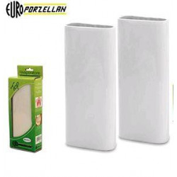 Europorzellan 110532 Top - Evaporatore, 8,5X20 CM, Bianco