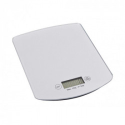Eva 033373 - Bilancia da Cucina Digitale, Vetro, Argento, 10KG/1G