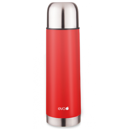 EVA BOTTIGLIA ISOL INOX ROSSO LUCIDO 1L EVA