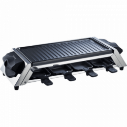 Eva 022762 - Raclette Grill, Antiaderente, 8 Persone, 1200 Watt