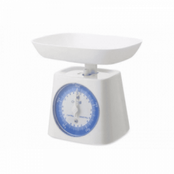 Eva 033034 - Bilancia Cucina, ABS, 5KG/25G, Bianco