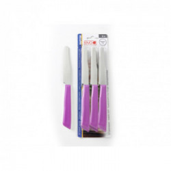 Eva 053138 - 6 Coltelli da Tavola, 11 CM Lilla