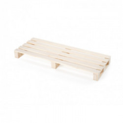 Kaufgut 043288 Mini-Pallet - Tagliere, Abete, 40X15X3,5CM
