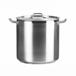 GSW, Pentola Ø 36 cm, 36,5 L, Acciaio Inox 18/10, con Coperchio