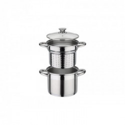 GSW 'Treviso', Set Bollipasta Inox 3 pezzi, Ø 22 cm