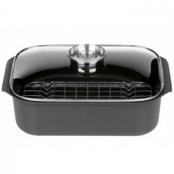 ROSTIERA+COPERCHIO AROMA 'GOURMET' 40x26x11 CM GSW