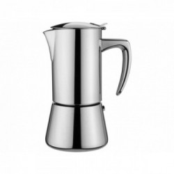 Forever 121902 Miss Diamond - Moka, Acciaio Inox, 4 Tazze