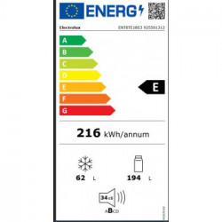 Electrolux ENT8TE18S3 - Frigorifero Combinato , Twintech Total No Frost Greenzone, 1772x540x549 mm, Classe E
