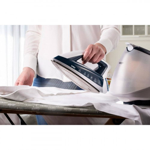 Simac 6409 2400 W 1,7 L Ceramica Blu, Bianco