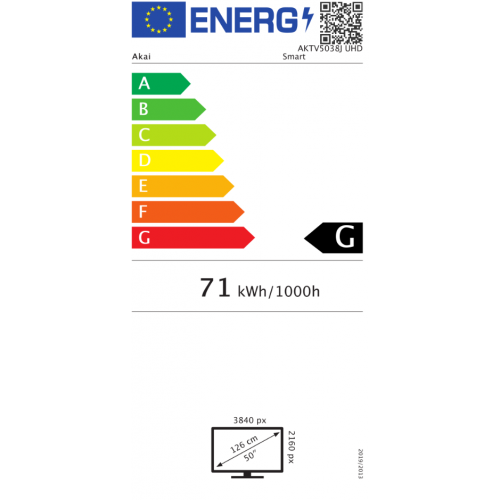 Akai AKTV5038J TV 127 cm (50") 4K Ultra HD...
