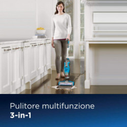 Bissell 17132 CrossWave Lavapavimenti 3-in-1 con Separazione Acqua Pulita e Sporca, Tutti i Pavimenti