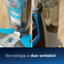 Bissell 17132 CrossWave Lavapavimenti 3-in-1 con Separazione Acqua Pulita e Sporca, Tutti i Pavimenti